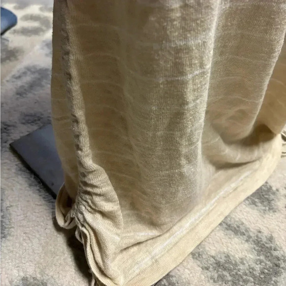 Athleta linen cotton blend racer back with tie sides - Picture 2 of 5